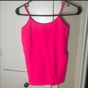 Stretchy Pink Neon Tank